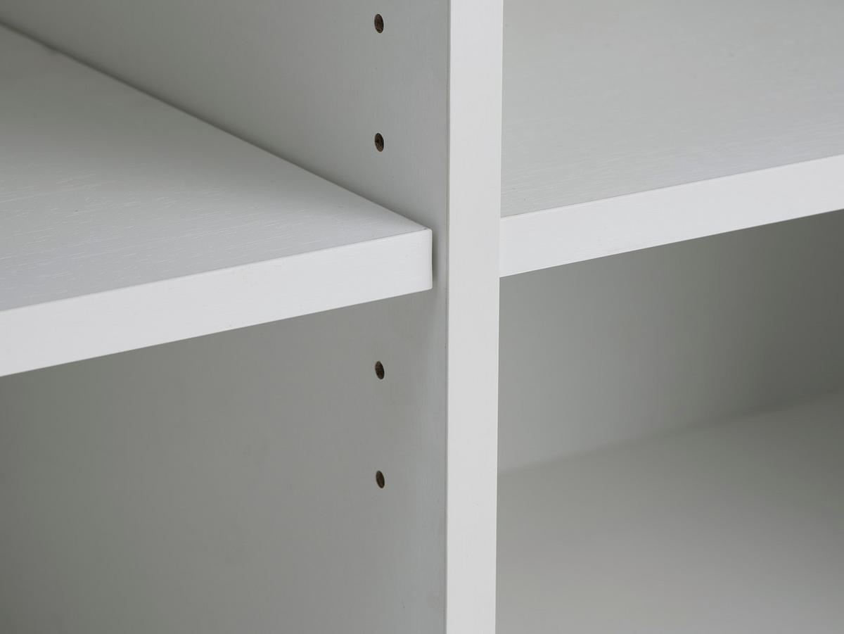 SIDEBOARD  in 180/76/45 cm  - Schwarz/Weiß, Trend, Holzwerkstoff/Metall (180/76/45cm) - home24