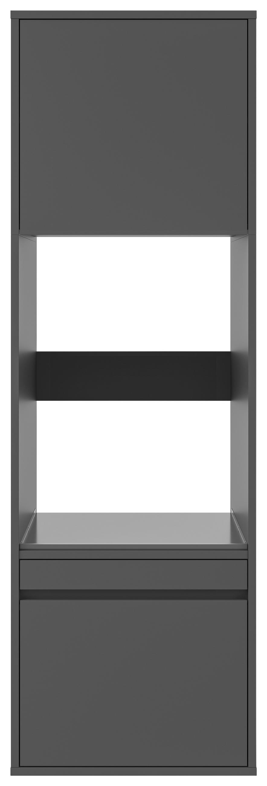 ÖVERSKÅP 67,5/58,2/67,5 cm   - antracit, Basics, trämaterial (67,5/58,2/67,5cm) - Best Price