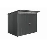 GERÄTEHAUS 260/218/220 cm  - Dunkelgrau, Basics, Metall (260/218/220cm) - Biohort