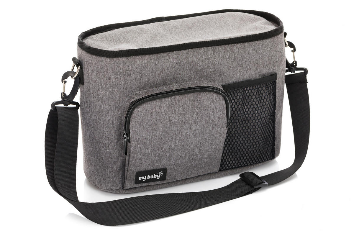 BUGGY-ORGANIZER  - Grau, Basics, Kunststoff (32/17/22cm) - My Baby Lou