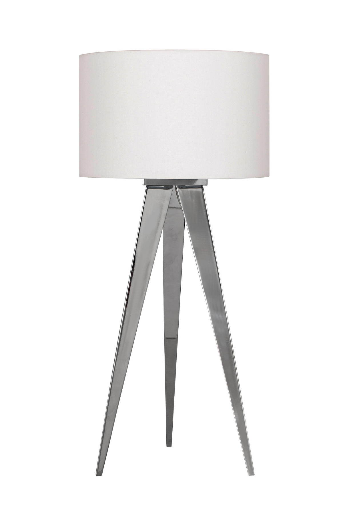 TISCHLEUCHTE 61,5/28 cm   - Chromfarben, Basics, Kunststoff/Metall (61,5/28cm) - Näve