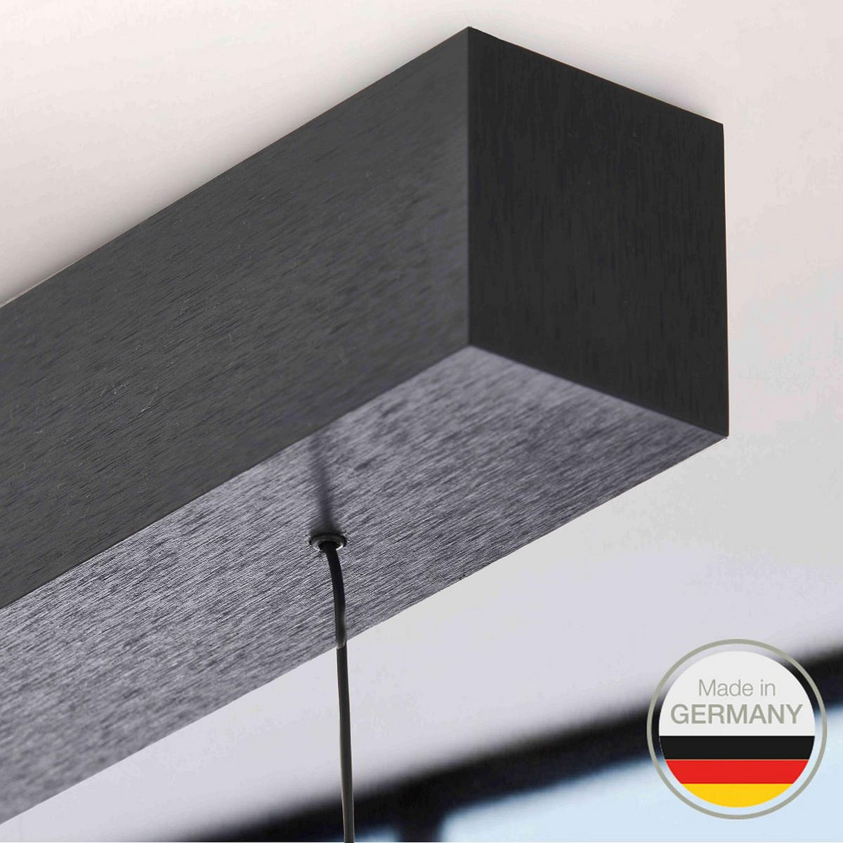 LED-HÄNGELEUCHTE Pendelleuchte 18/18 Down Gestensteuerung 118/1,8/1,8 cm   - Schwarz, Design, Metall (118/1,8/1,8cm) - Ambiente