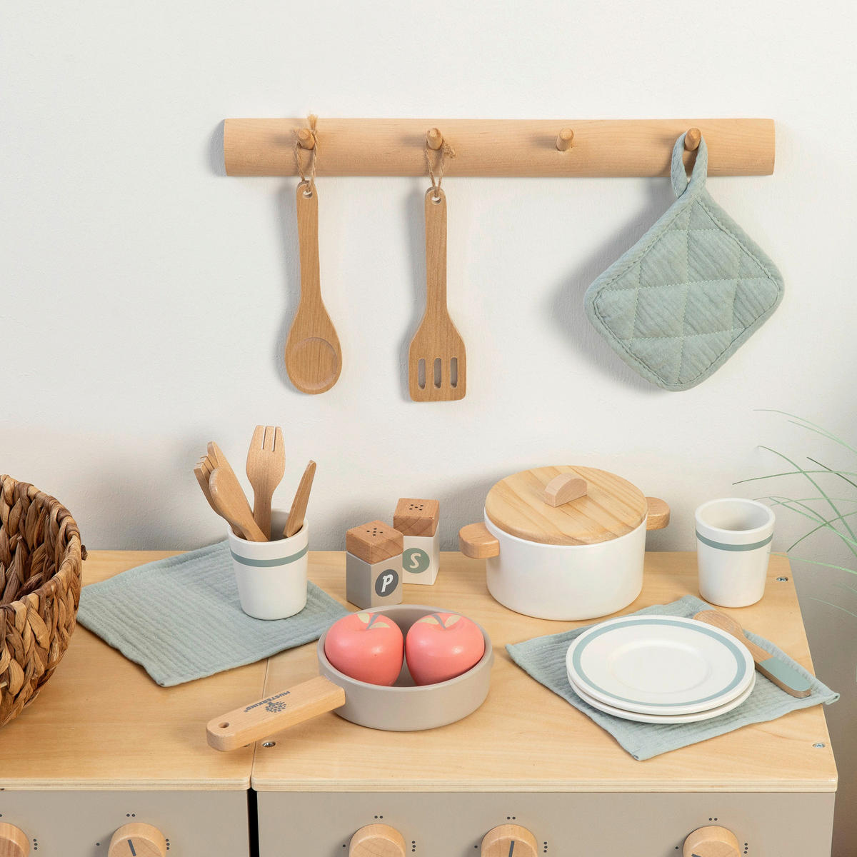 KINDERKÜCHENZUBEHÖR - Basics, Holz (11cm) - MUSTERKIND