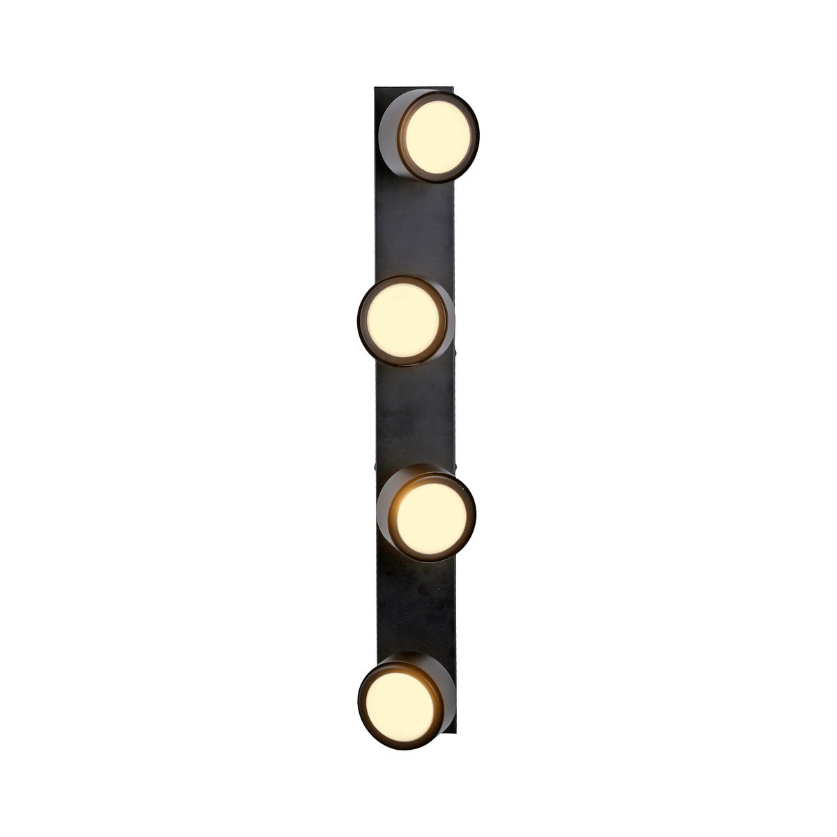 LED-DECKENLEUCHTE SW KULU 60/12,5/12,5 cm   - Schwarz, Design, Kunststoff/Metall (60/12,5/12,5cm) - Schöner Wohnen
