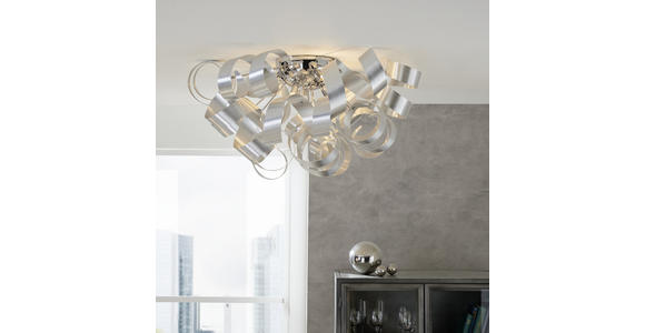 LED-DECKENLEUCHTE - Alufarben, Design, Metall (70/40cm) - Ambiente