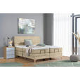 BOXSPRINGBETT 160/200 cm  in Beige  - Eichefarben/Beige, KONVENTIONELL, Holz/Textil (160/200cm) - Voleo