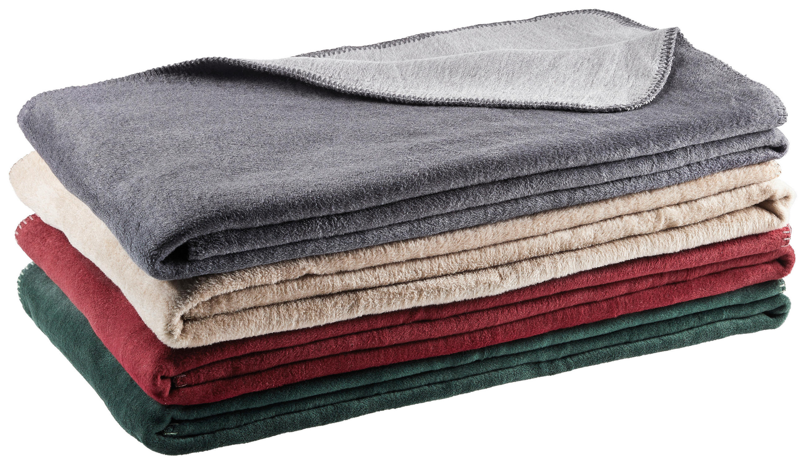 DOMÁCA DEKA, bavlna, 150/200 cm - sivá/antracitová, Basics, textil (150/200cm) - Novel