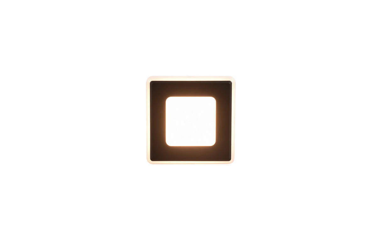 LED-EINBAUSPOT NIMBUS 8,5/8,5/3,9 cm   - Schwarz, Design, Kunststoff (8,5/8,5/3,9cm) - Trio Leuchten