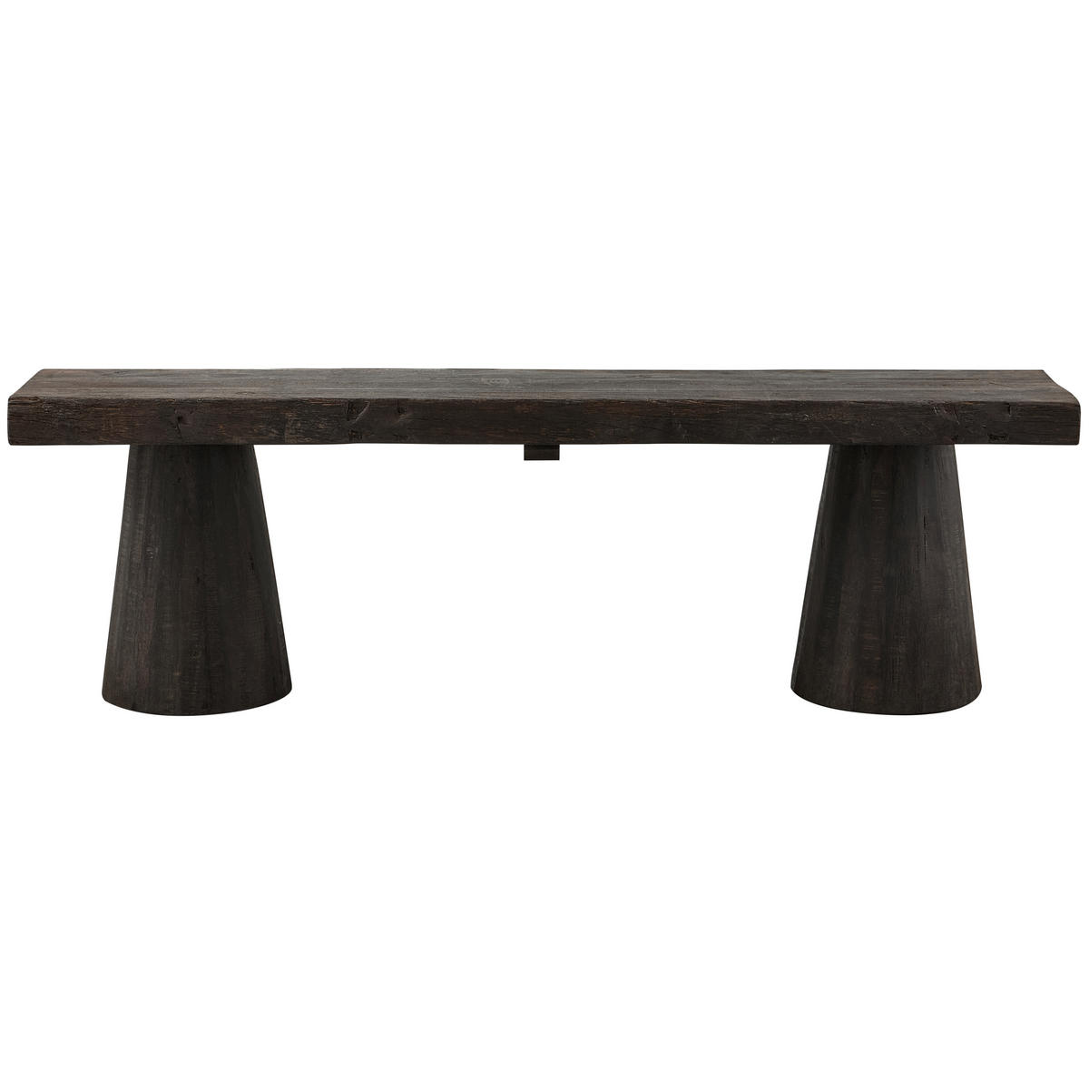 SITZBANK 150/45/30 cm Dunkelbraun Mangoholz vollmassiv  - Dunkelbraun, Design, Holz (150/45/30cm) - Livetastic