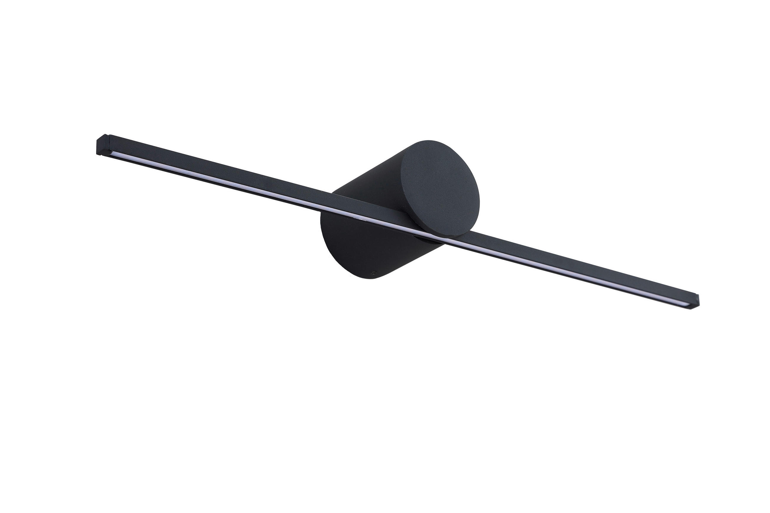 WANDLEUCHTE Modern Slim   - Schwarz, Design, Metall (5.5/40/7cm)
