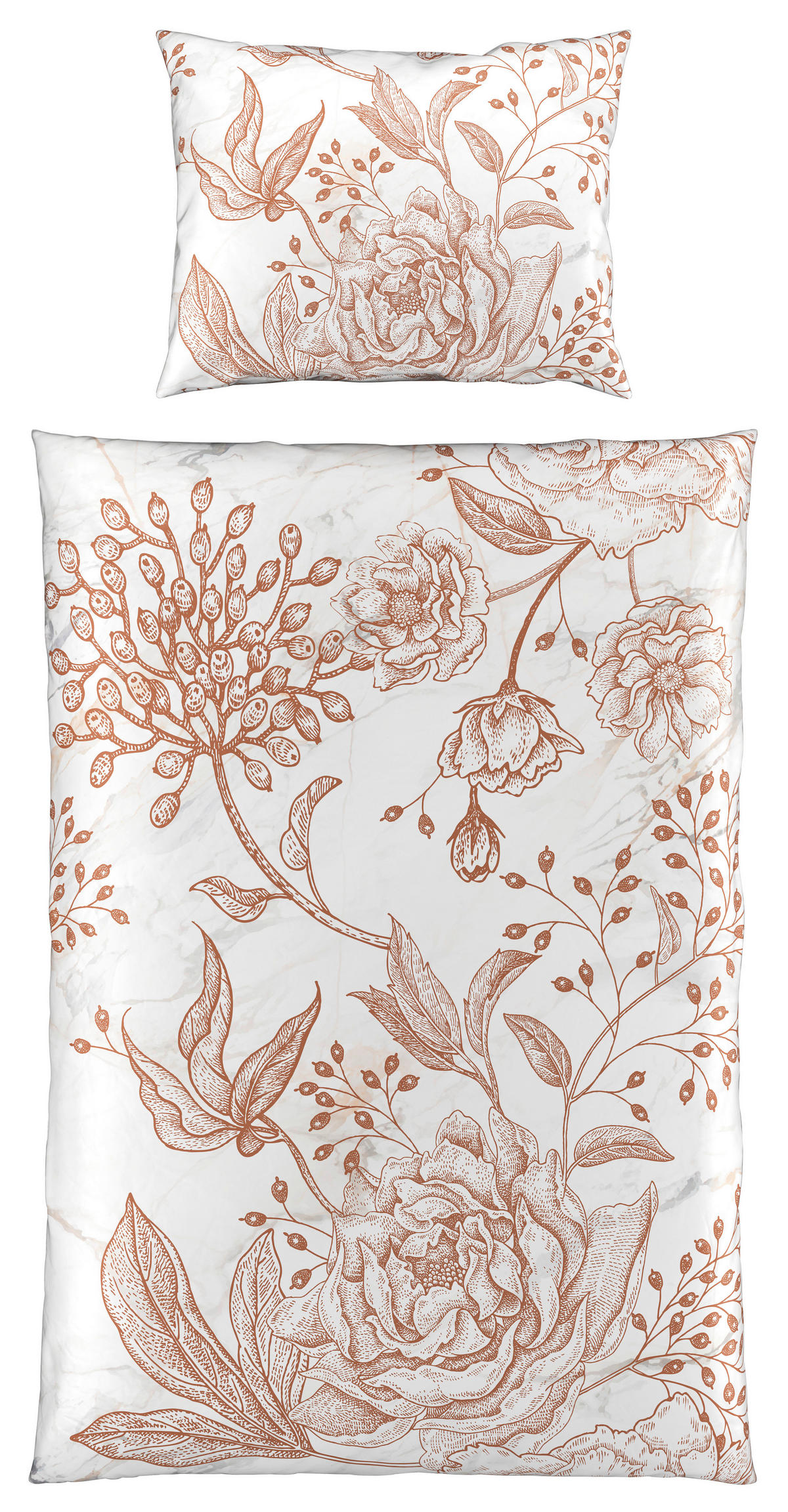 OBOJESTRANSKA POSTELJNINA CALM LIVING 140/200 cm saten bež  - bež, Konvencionalno, tekstil (140/200cm) - Esposa