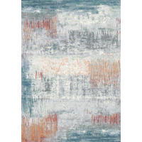 WEBTEPPICH 133/195 cm Catania Blau, Grau, Weiß  - Blau/Weiß, Design, Textil (133/195cm) - Novel