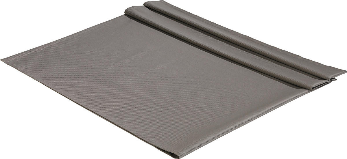 TISCHDECKE 130/220 cm  - Graphitfarben, Basics, Textil (130/220cm)