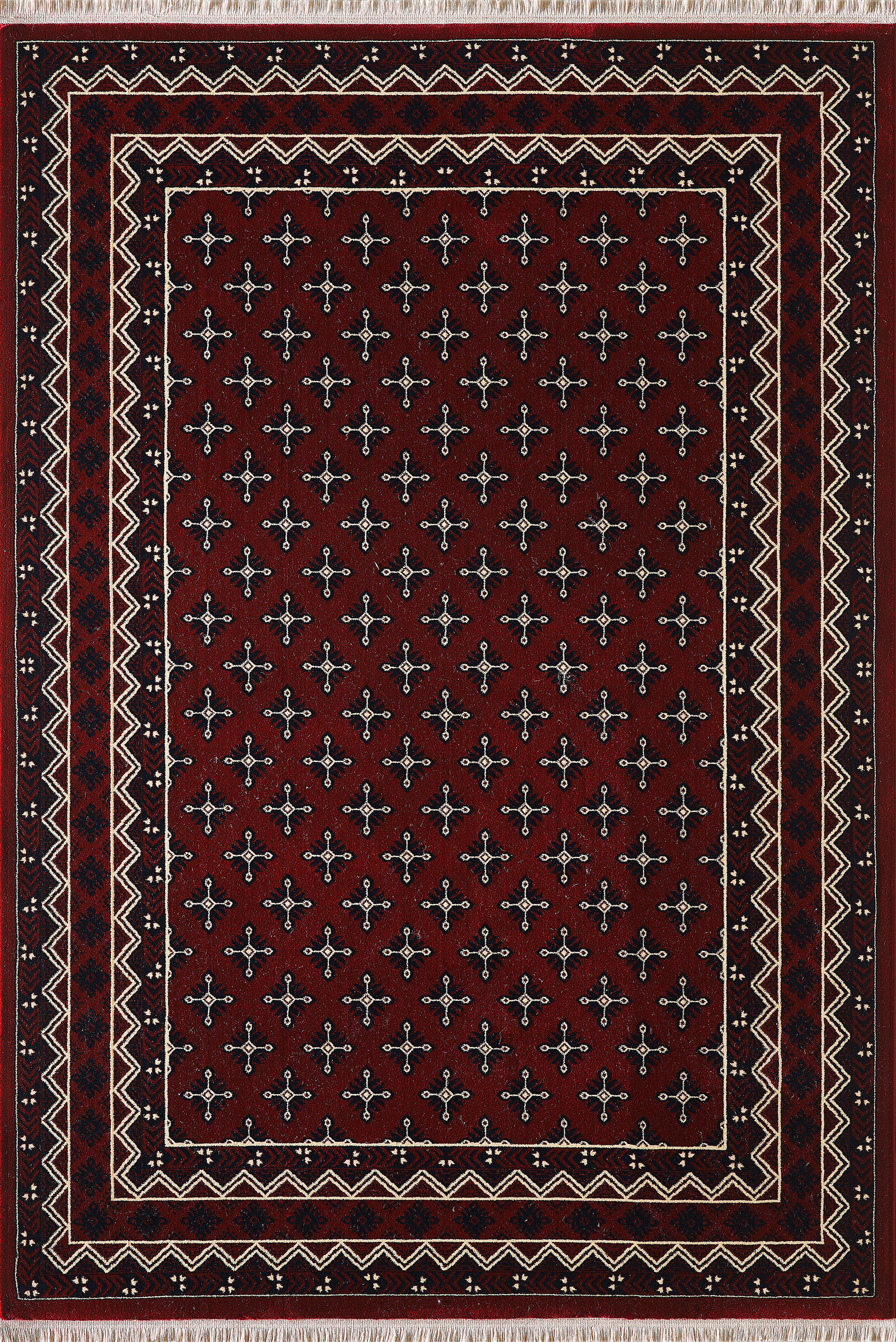 WEBTEPPICH 80/150 cm Semerkand Dunkelrot - Dunkelrot, LIFESTYLE, Textil (80/150cm)
