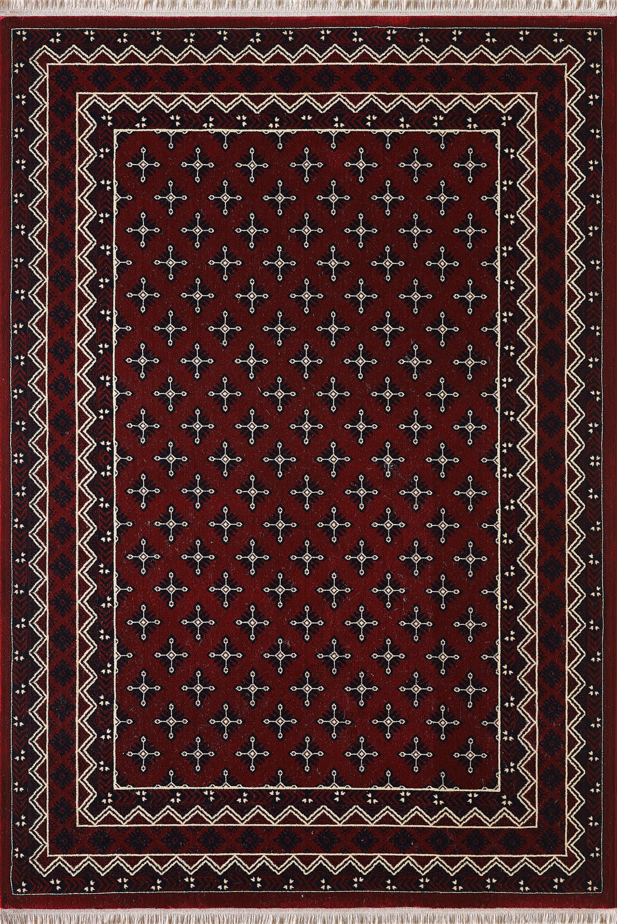 WEBTEPPICH 160/230 cm Semerkand Dunkelrot  - Dunkelrot, LIFESTYLE, Textil (160/230cm)