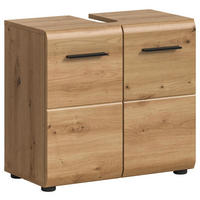 WASCHBECKENUNTERSCHRANK 60/54/30 cm  - Schwarz/Eiche Artisan, Basics, Holzwerkstoff/Kunststoff (60/54/30cm) - MID.YOU