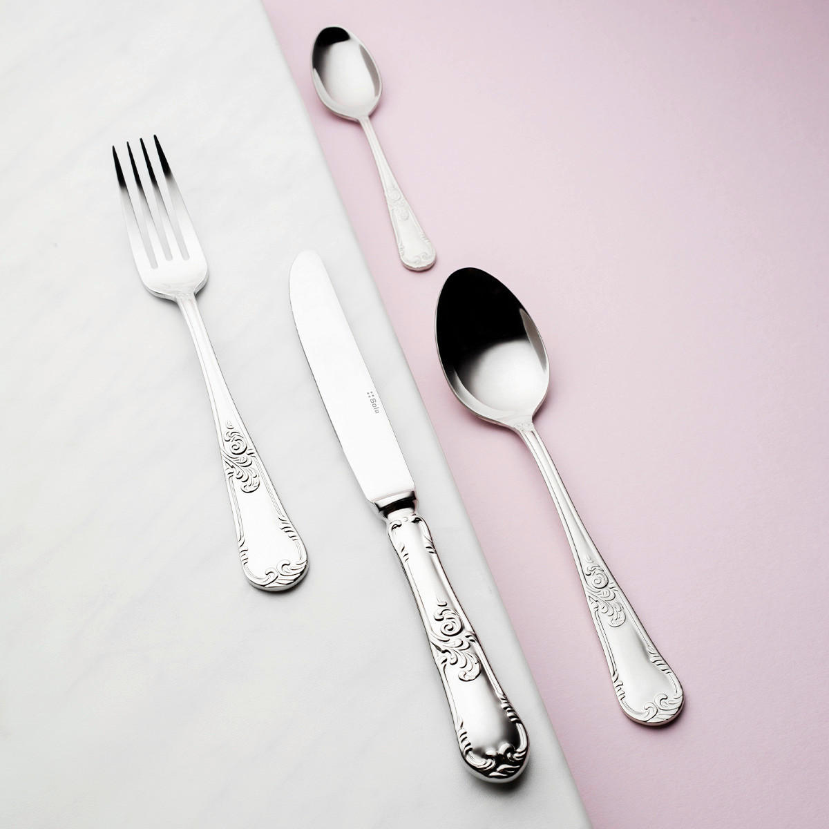 BESTECK-SET 24 pièces   - couleur argentée, Basics, métal - Sola