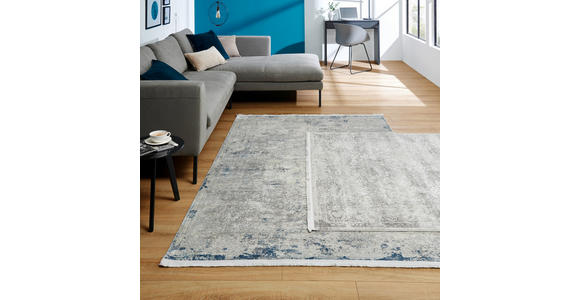 VINTAGE-TEPPICH 160/230 cm Peresphone blau  - Blau, Design, Naturmaterialien/Textil (160/230cm) - Dieter Knoll