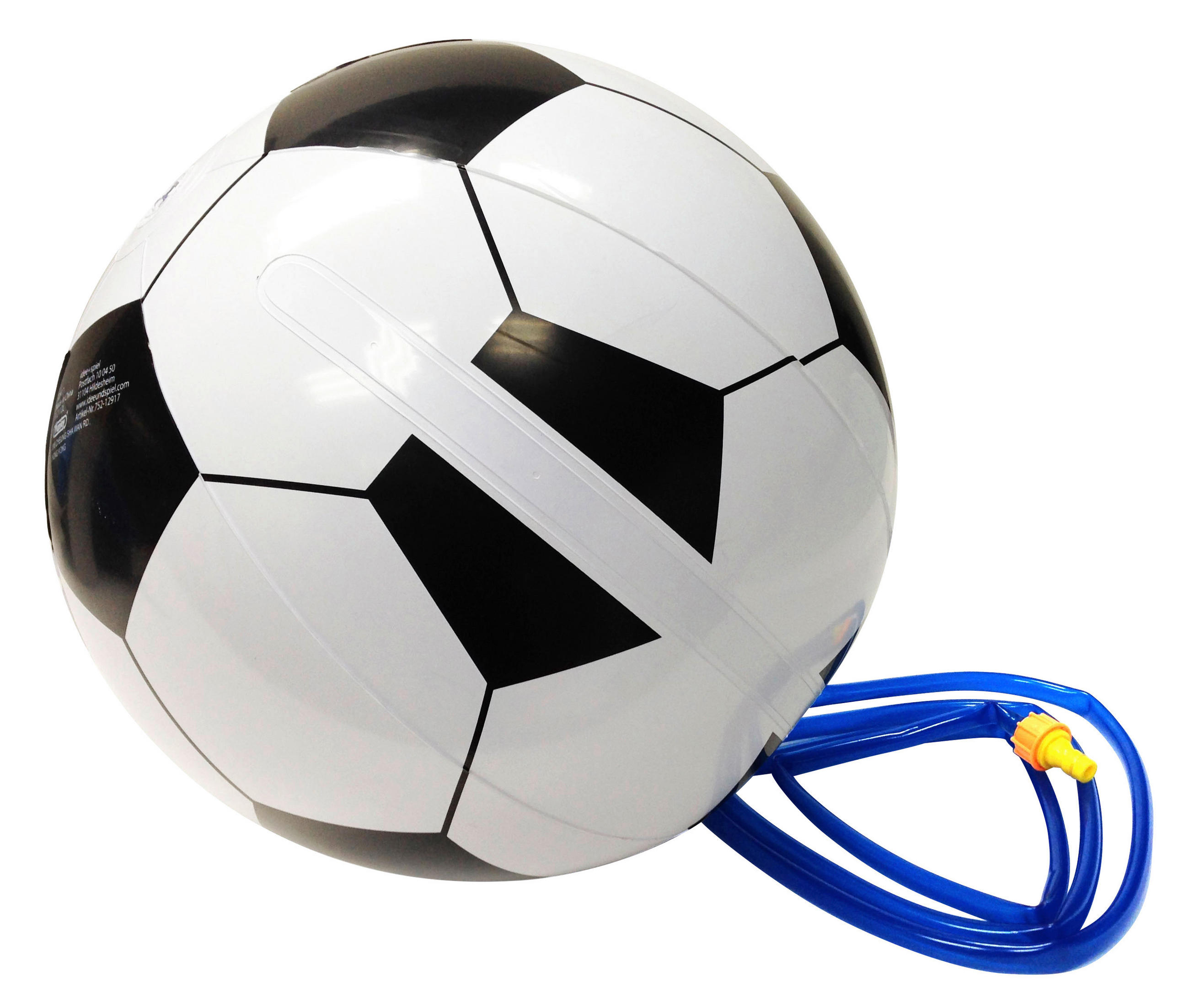 SPRINKLERBALL  - Schwarz/Weiß, KONVENTIONELL, Kunststoff (45cm)