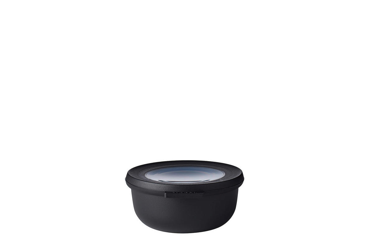 VORRATSDOSE CIRQULA   - Anthrazit/Schwarz, KONVENTIONELL, Kunststoff (13,5/12,5/5,8cm) - Mepal