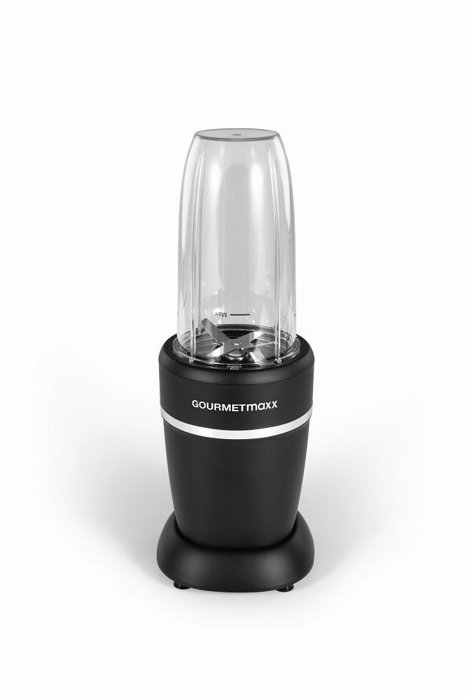 STANDMIXER GOURMETmaxx  - Transparent/Schwarz, Basics, Kunststoff/Metall (25,7/15,2/23,5cm) - GOURMETMAXX