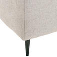 SCHLAFSOFA mit Liegefunktion, Schlafen auf Sitzhöhe, Rücken echt, Stoffauswahl Flachgewebe Braun - Schwarz/Braun, KONVENTIONELL, Textil/Metall (197/75/100cm) - Carryhome