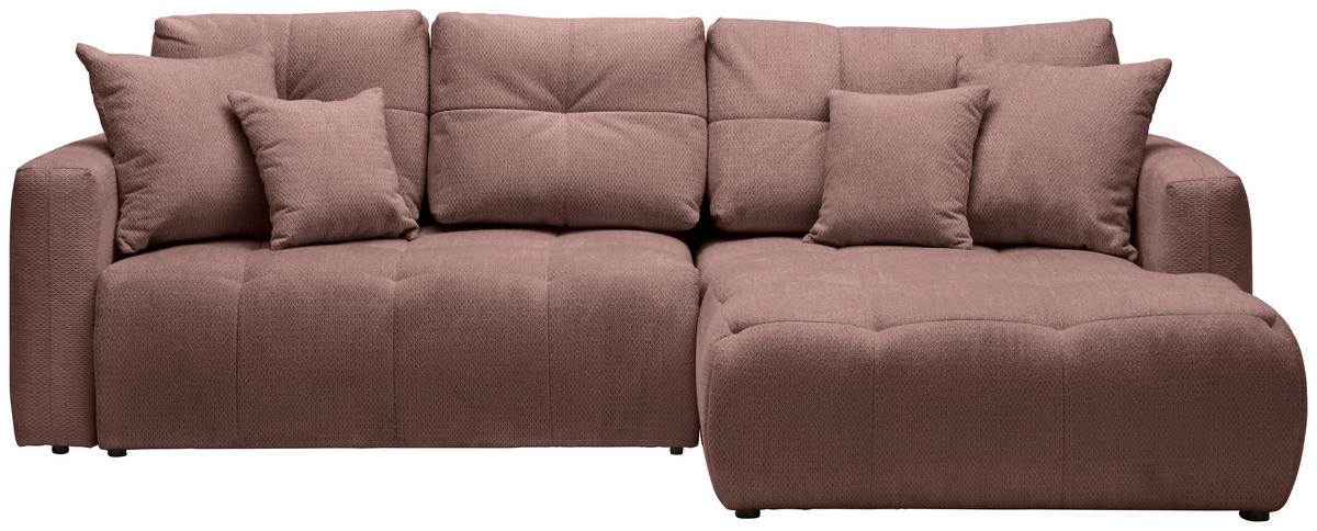 ROHOVÁ SEDACIA SÚPRAVA, textil, hnedá - hnedá/čierna, Modern, textil/plast (276/172cm) - Hom`in