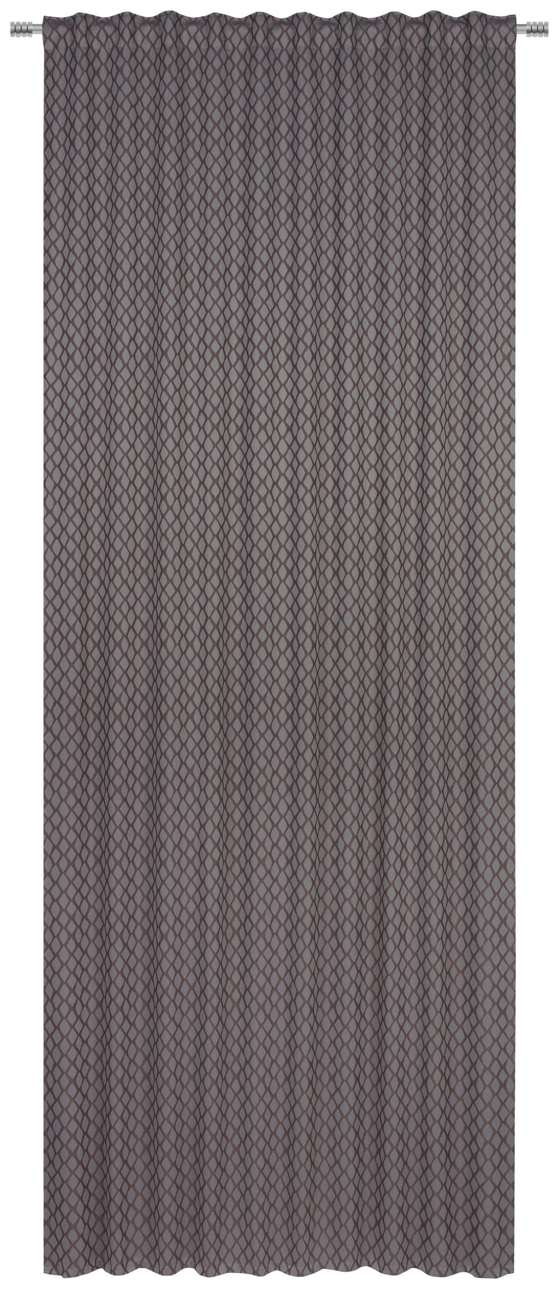 HOTOVÝ ZÁVĚS, neprůsvitné, 140/260 cm - tmavě šedá, Konvenční, textil (140/260cm) - Dieter Knoll