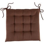 SITZKISSEN 40/40/4 cm    - Braun, Basics, Textil (40/40/4cm) - Boxxx