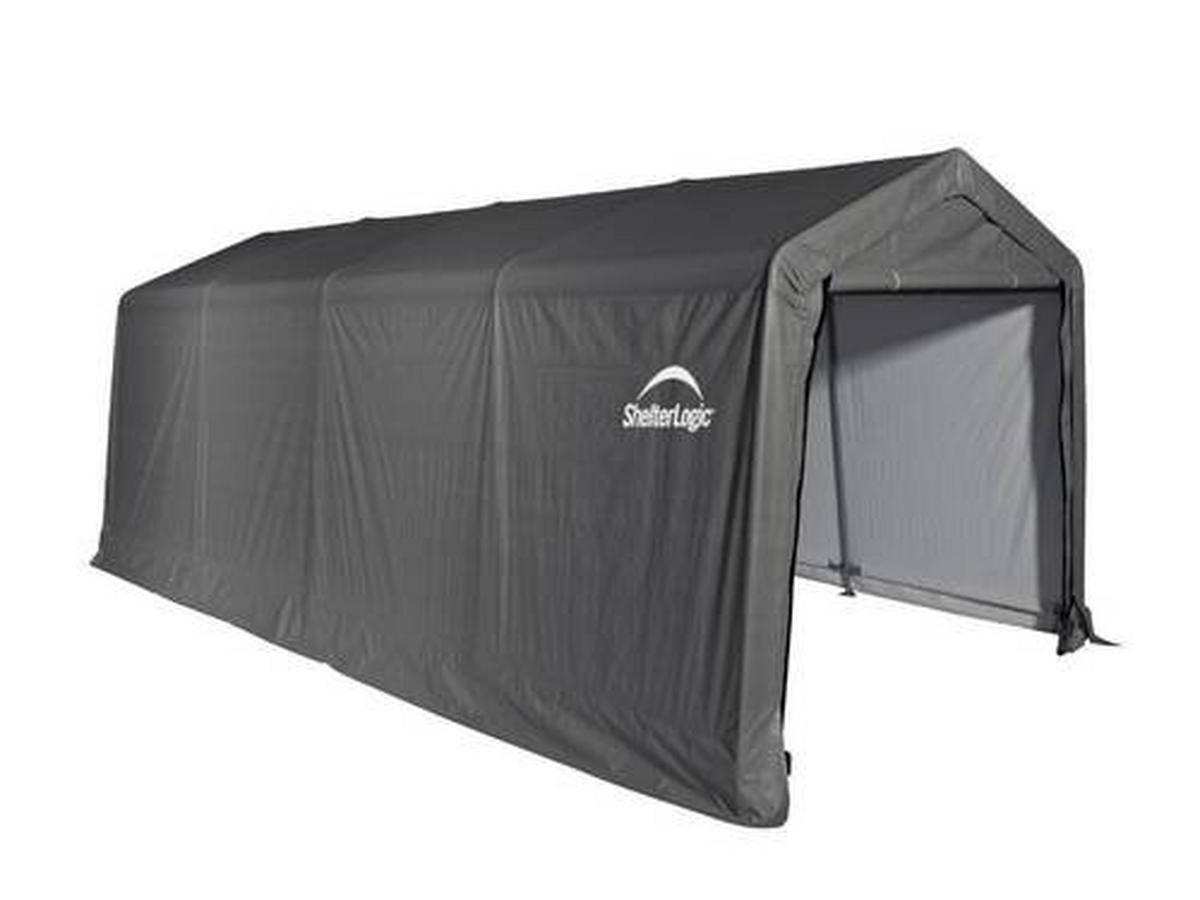 ZELTGARAGE 300/240/610 cm  - Grau, Basics, Kunststoff (300/240/610cm) - Ambia Garden