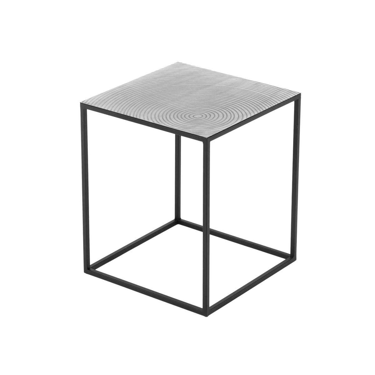 SADA STOLKŮ, barvy stříbra - barvy stříbra/černá, Moderní, kov (40-50/40-50/46-53cm)