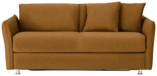 SCHLAFSOFA in Textil Bronzefarben  - Chromfarben/Bronzefarben, Modern, Textil/Metall (194/85/100cm) - Bali