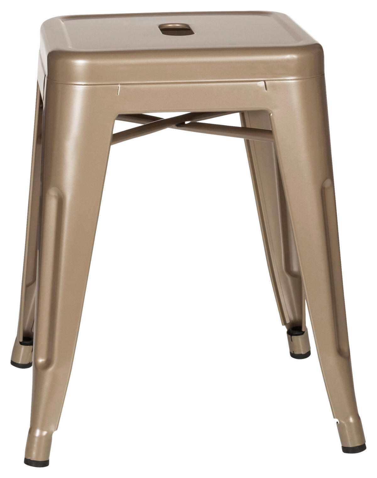 HOCKER Champagner  - Champagner, Basics, Metall (39/46/39cm) - MID.YOU