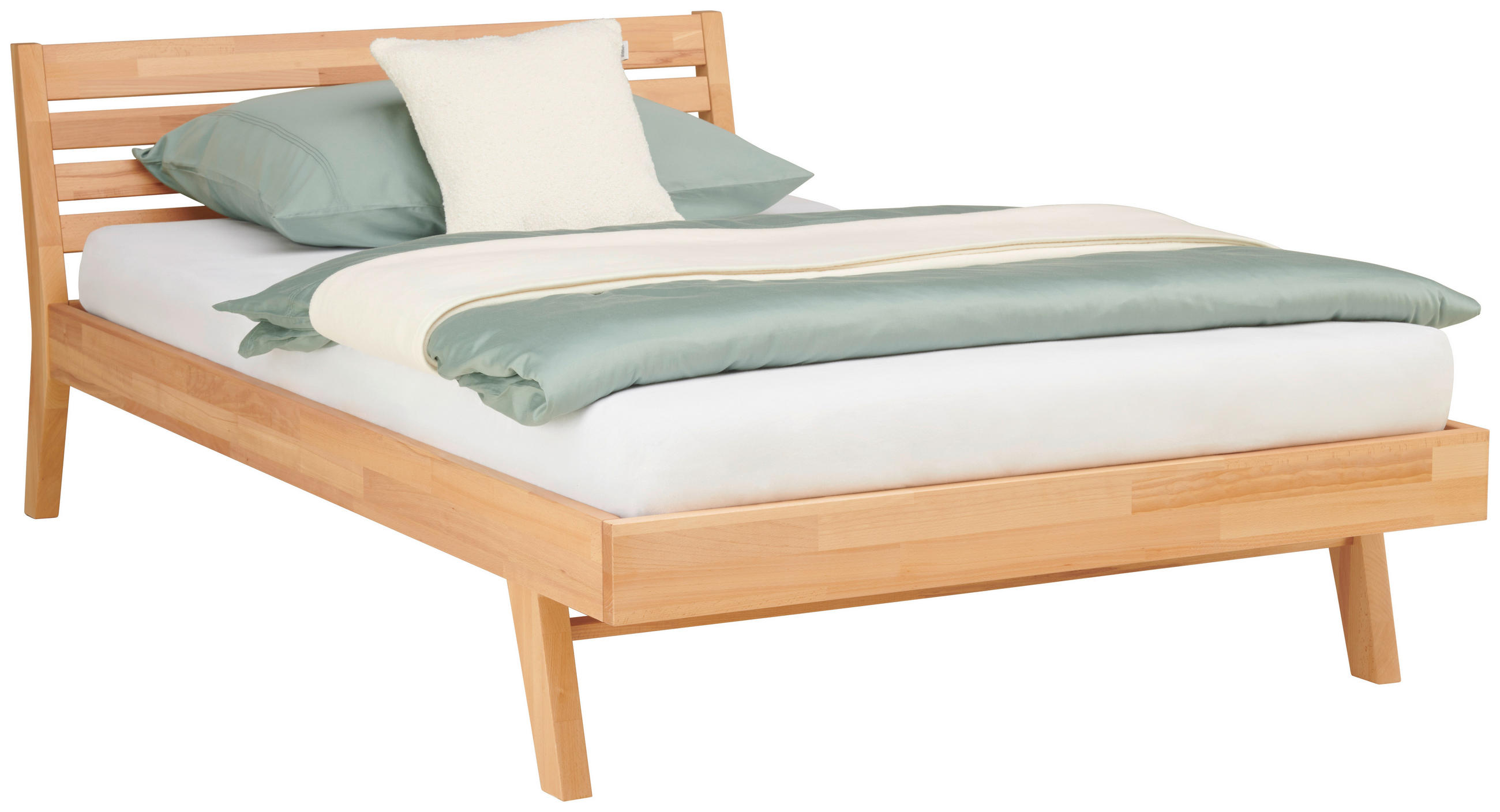 POSTEĽ, 140/200 cm jadrový buk - jadrový buk, Modern, drevo (140/200cm) - MID.YOU