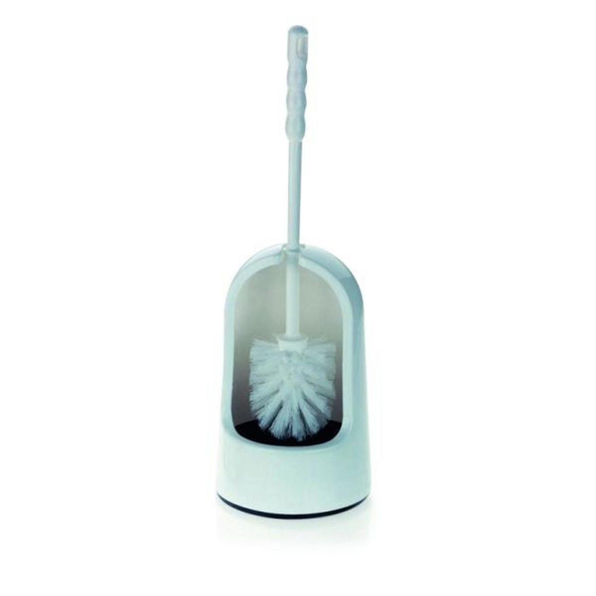 WC-BÜRSTENGARNITUR in Kunststoff  Kunststoff   - Weiß, Basics, Kunststoff (13,5/38cm) - Kela