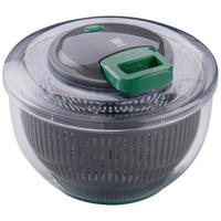 SALATSCHLEUDER  - Dunkelgrau/Grün, Design, Kunststoff (24,5cm) - Chefkoch+Fackelmann