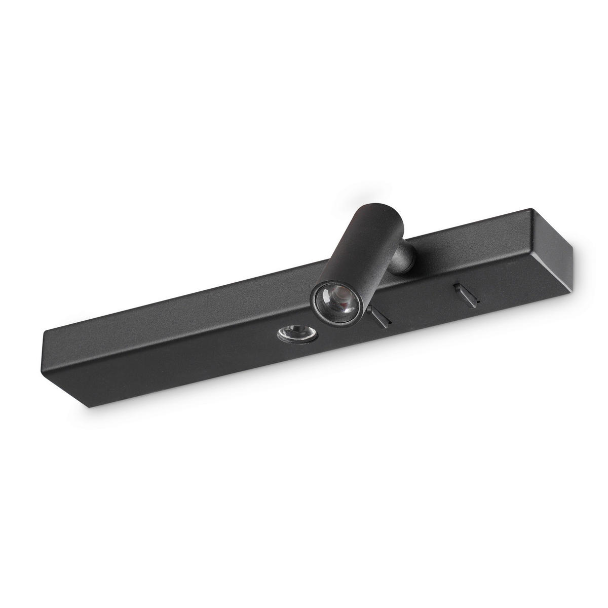 LED-WANDLEUCHTE 22/6/6,5 cm   - Schwarz, Basics, Metall (22/6/6,5cm) - Ideal Lux
