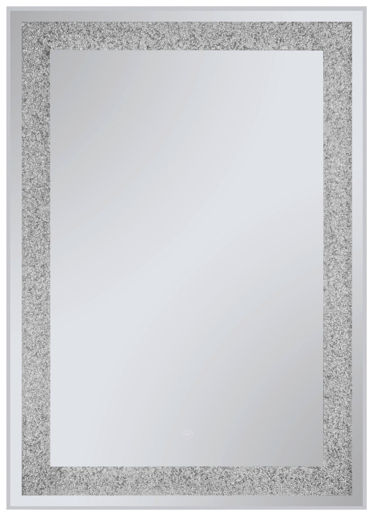 BADEZIMMERSPIEGEL 50/70/3,5 cm  - Silberfarben, MODERN, Glas (50/70/3,5cm)