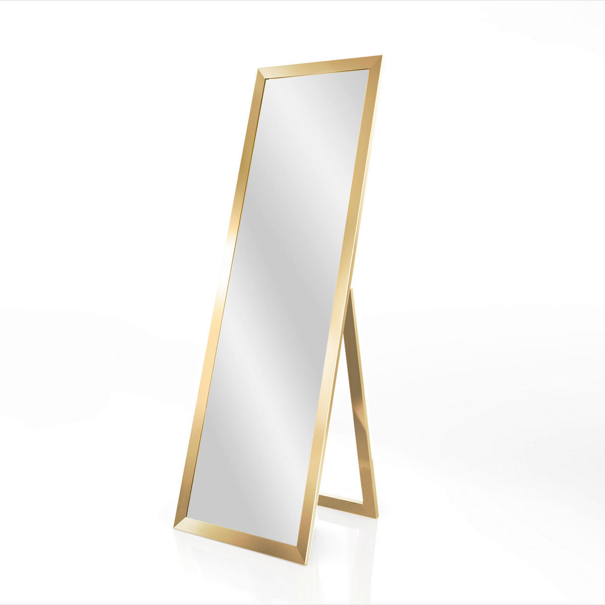 DEKOSPIEGEL - Goldfarben, Basics, Glas/Holz (46/146cm)