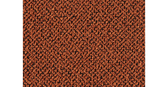ECKSOFA in Flachgewebe Rostfarben 152/259 cm - Rostfarben/Schwarz, Design, Textil/Metall (152/259cm) - Dieter Knoll