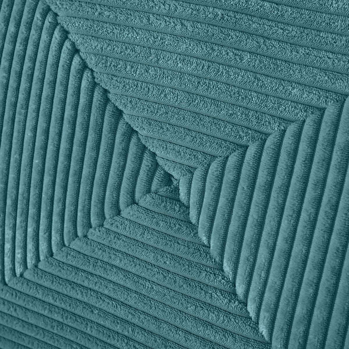 SCHLAFSOFA  mit Stoffauswahl, Liegefunktion, Schlafen auf Sitzhöhe, Rücken echt Cord Petrol  - Petrol/Schwarz, KONVENTIONELL, Textil/Metall (200/78/95cm) - home24