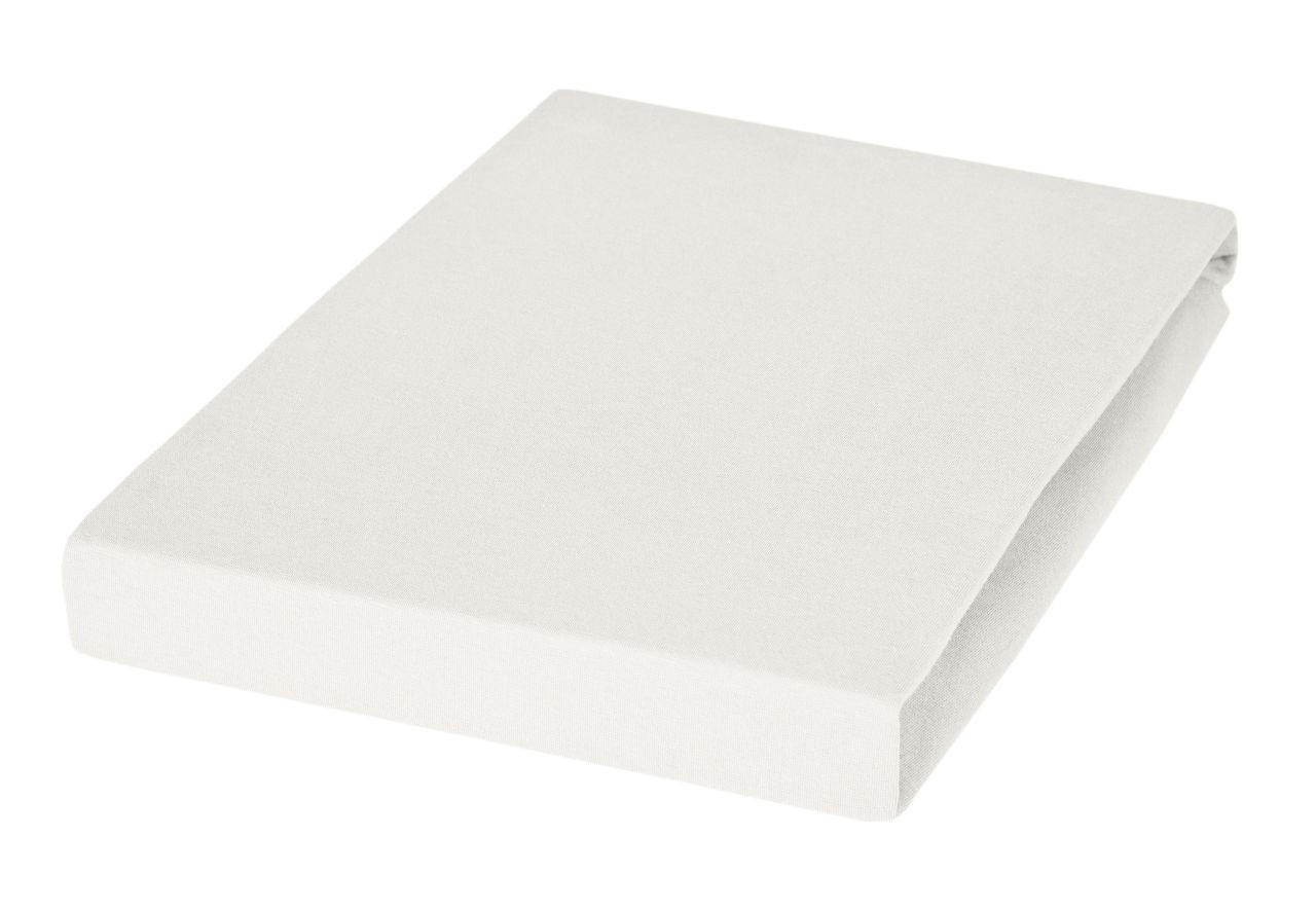 TOPPER-SPANNBETTTUCH Jersey  - Ecru, Basics, Textil (150/200/10cm) - Janine