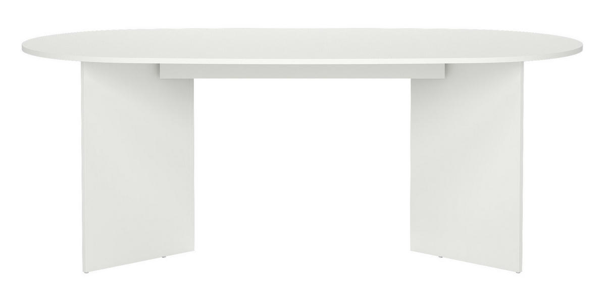 ESSTISCH in Holz 200/100/76 cm   - Weiß, MODERN, Holz (200/100/76cm) - MID.YOU