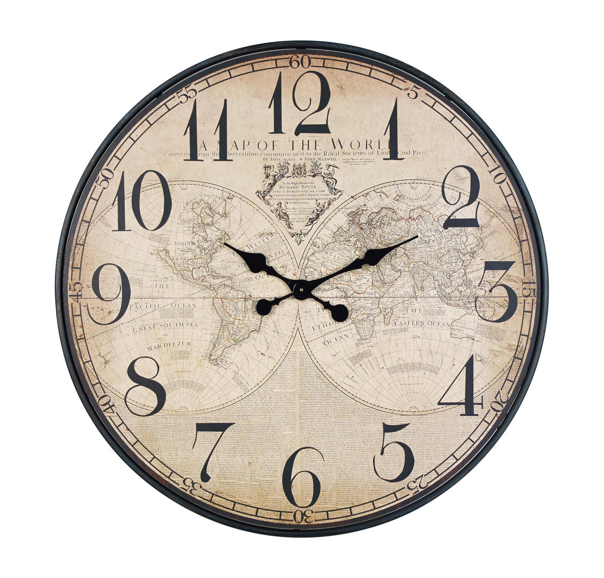 ZIDNI SAT  80 cm        - višebojna, Osnovno, papir/drvo (80cm) - Ambia Home