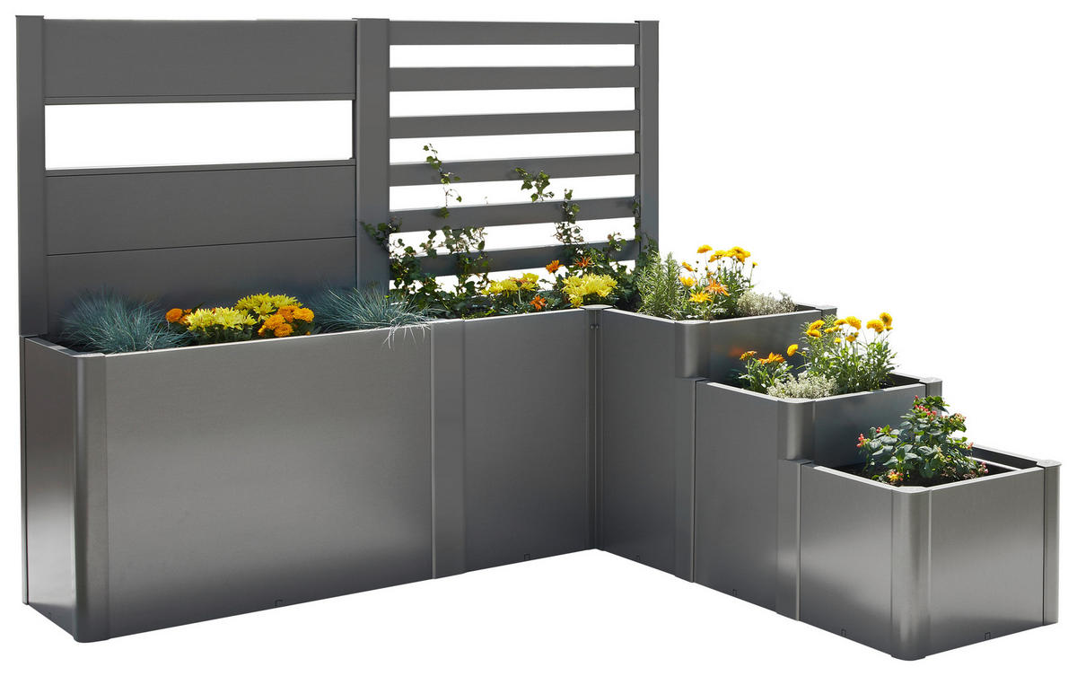 KISSENBOX 170/81/70 cm  - Dunkelgrau, Basics, Metall (170/81/70cm) - Biohort