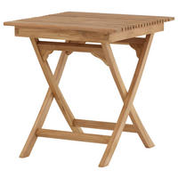 GARTENKLAPPTISCH 70/70/75 cm  - Teakfarben, KONVENTIONELL, Holz (70/70/75cm) - Gardenson