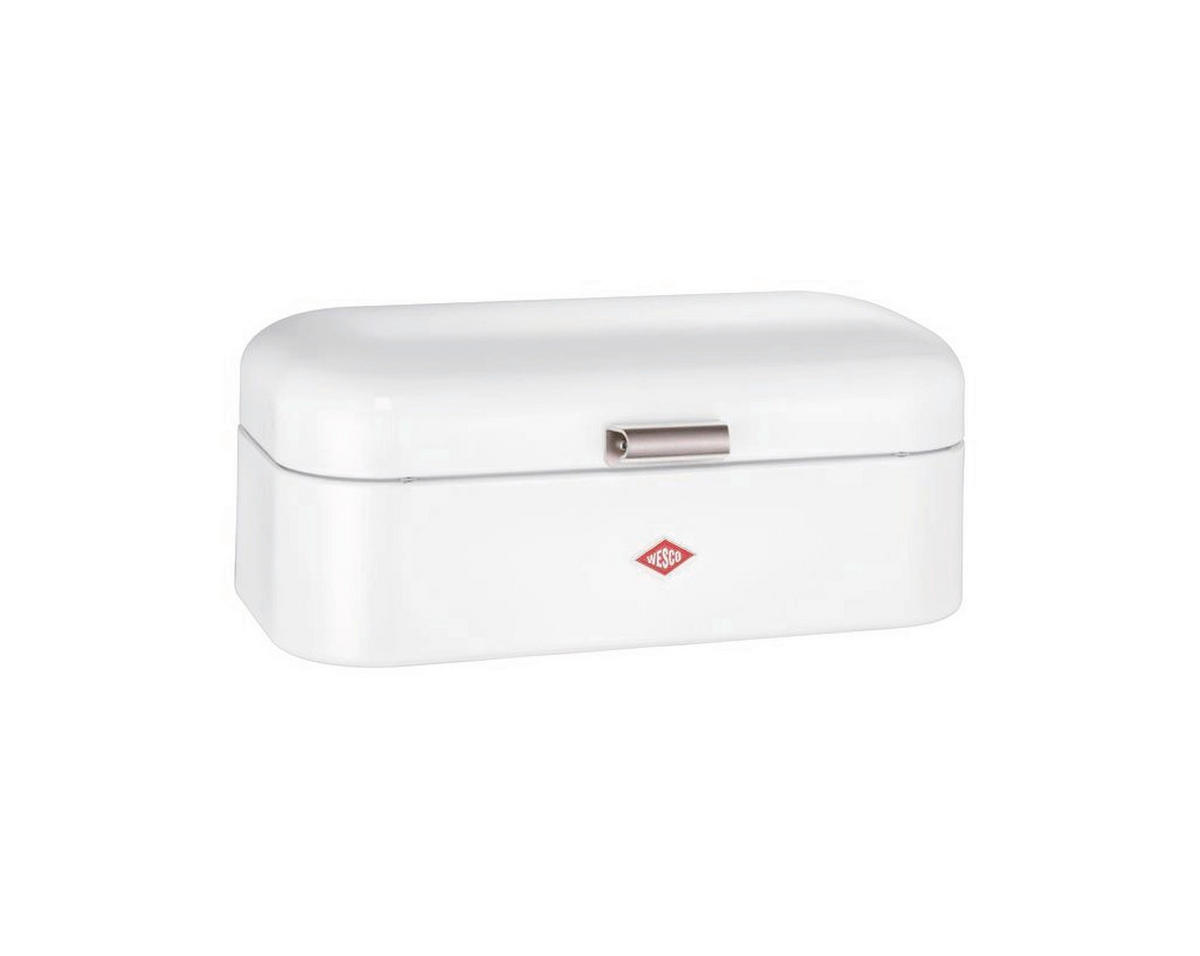 BROTKASTEN - Weiß, KONVENTIONELL, Metall (42/23/17cm) - Wesco