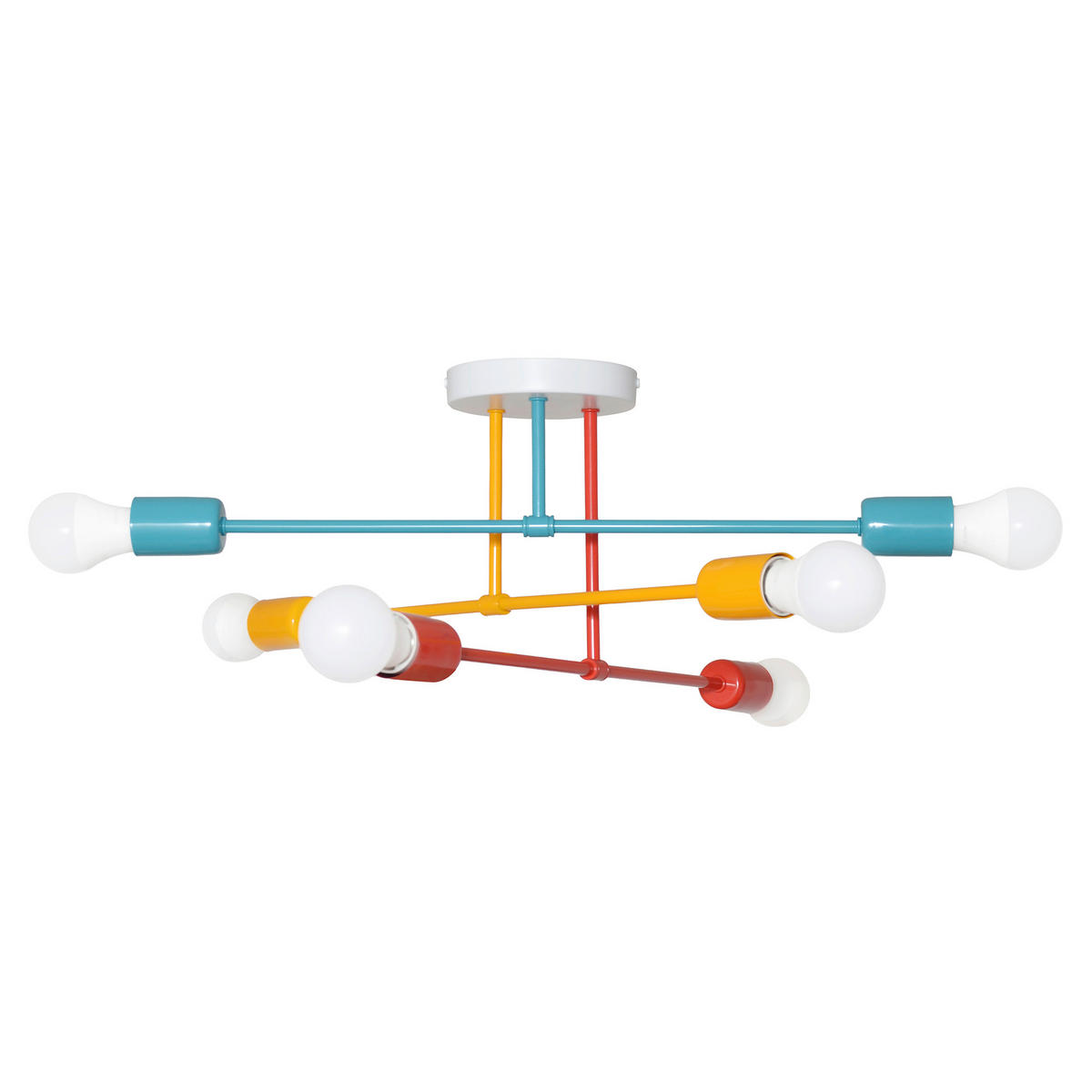 KINDERDECKENLEUCHTE 66/66/25 cm   - Multicolor, LIFESTYLE, Metall (66/66/25cm)