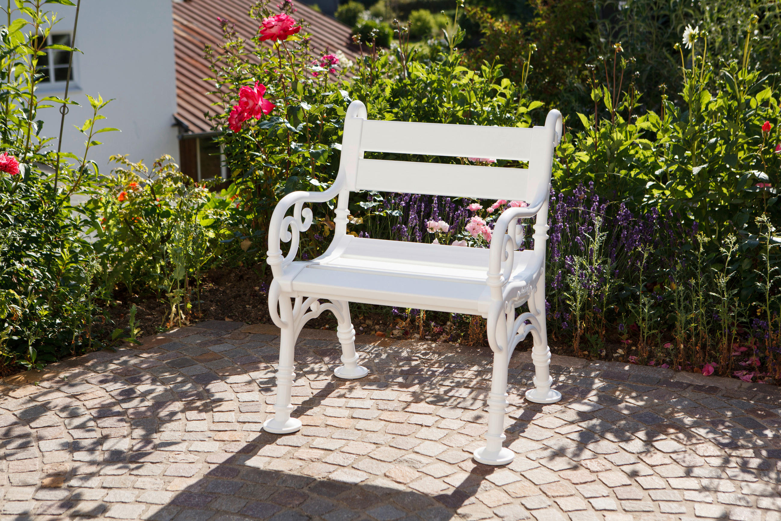 GARTENSTUHL Weiß  - Weiß, Basics, Kunststoff (68/85/60cm) - Modante