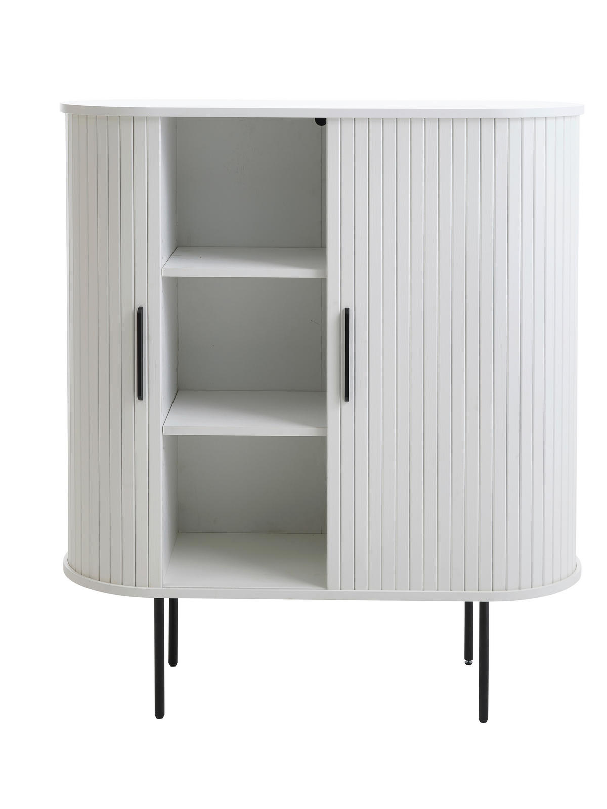 HIGHBOARD  in 100/118/40 cm  - Schwarz/Weiß, Trend, Holz/Holzwerkstoff (100/118/40cm) - home24